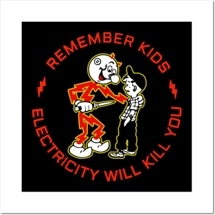 Electricity Will Kill You | Red Mode Posters and Art